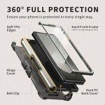 Titanium Z Fold 6 Case with Ring Stand & Holder
