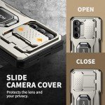 Titanium Z Fold 6 Case with Ring Stand & Holder