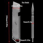 Titanium Keychain Bottle and Can Opener Tool