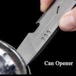 Titanium Keychain Bottle and Can Opener Tool