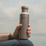 Titanium Sports Water Bottle 700ml, Leakproof
