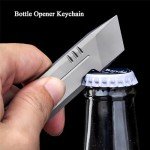 Titanium Keychain Bottle and Can Opener Tool