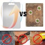 Titanium Chopping Board for Kitchen and Camping