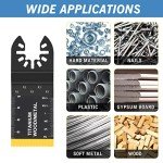 SOPITO 50-Pack Titanium Oscillating Tool Blades