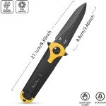 Sitivien ST158 Titanium Folding Pocket Knife