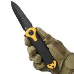 Sitivien ST158 Titanium Folding Pocket Knife