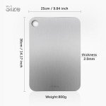 Titanium Double-Sided Cutting Board for Kitchen Use