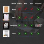 Titanium Double-Sided Cutting Board for Kitchen Use