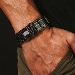 Titanium Magnetic Therapy Bracelet with Link Tool