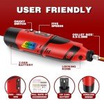 OUBA Cordless Chainsaw Sharpener with Titanium Bits