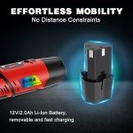 OUBA Cordless Chainsaw Sharpener with Titanium Bits