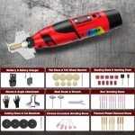 OUBA Cordless Chainsaw Sharpener with Titanium Bits