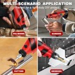 OUBA Cordless Chainsaw Sharpener with Titanium Bits