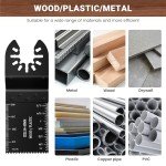 159 PCS Titanium Oscillating Saw Blade Set