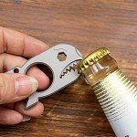 Titanium Shark Multi-Tool: Bottle Opener & Keychain