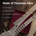 Toovem Heavy Duty Titanium Keychain with Bottle Opener