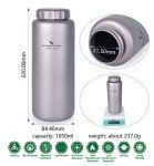 Boundless Voyage Ultralight Titanium Water Bottle 1050ml