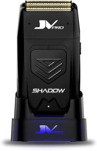 JV PRO Shadow Premium Electric Shaver with Precision Cutting Technology - Cordless Gold Titanium Foil Shaver for Smooth, Close Shaves – Rechargeable 11,000 RPM High Torque Motor