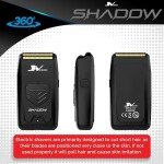 JV PRO Shadow Premium Electric Shaver with Precision Cutting Technology - Cordless Gold Titanium Foil Shaver for Smooth, Close Shaves – Rechargeable 11,000 RPM High Torque Motor