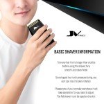 JV PRO Shadow Premium Electric Shaver with Precision Cutting Technology - Cordless Gold Titanium Foil Shaver for Smooth, Close Shaves – Rechargeable 11,000 RPM High Torque Motor