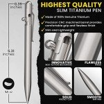 BASTION Slim Bolt Titanium Pen – Lightweight EDC