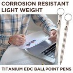 Mini Titanium EDC Signature Pens Set with Refills