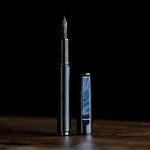 Titanium Stonewashed EDC Fountain Pen by BIG IDEA DESIGN