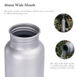 iBasingo 800ml Lightweight Titanium Sports Bottle