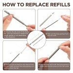 Mini Titanium EDC Signature Pens Set with Refills