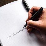 Titanium Stonewashed EDC Fountain Pen by BIG IDEA DESIGN