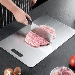 Pure Titanium Double-Sided Cutting Board for Kitchen