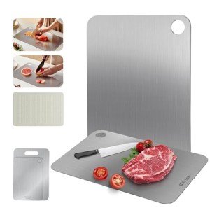 Titanium Cutting Board Set – Double-Sided 2-Piece