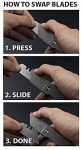 Exceed Designs TIRANT RAZOR V3 Titanium Utility Knife