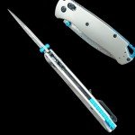 HUAAO 535 Titanium Folding Knife with Axis Lock