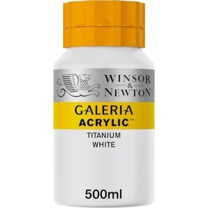 Winsor & Newton White Acrylic Paint 500ml