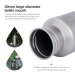 Titanium Wide Mouth Water Bottle - 750ml