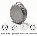 Titanium Travel Pill Organizer with Waterproof Design