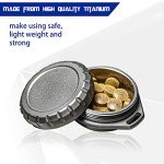 Titanium Travel Pill Organizer with Waterproof Design