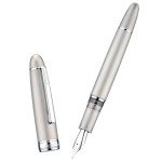 Asvine J16 Brushed Titanium Fountain Pen Set