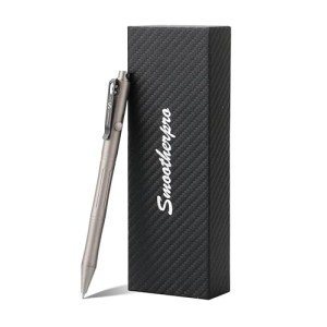 SmootherPro Titanium Bolt Action Pen - EDC Essential