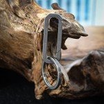 WANERSEN EDC Titanium Multifunctional Keychain Carabiner