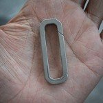 WANERSEN EDC Titanium Multifunctional Keychain Carabiner