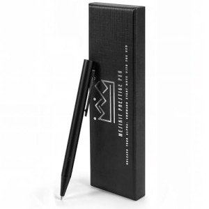Luxury Titanium Rechargeable Ballpoint Pen with Clip
