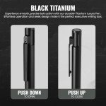 Luxury Titanium Rechargeable Ballpoint Pen with Clip