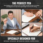 Luxury Titanium Rechargeable Ballpoint Pen with Clip