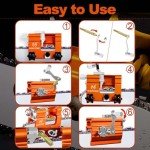 Titanium Chainsaw Sharpener Jig with 5 Bits