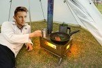 Portable Titanium Wood Stove for Camping and Hiking