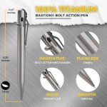 BASTION Lightweight Titanium Bolt Action Pen Set