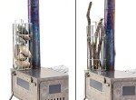 Portable Titanium Wood Stove for Camping and Hiking