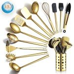 Titanium Gold Plated 13-Piece Kitchen Utensil Set